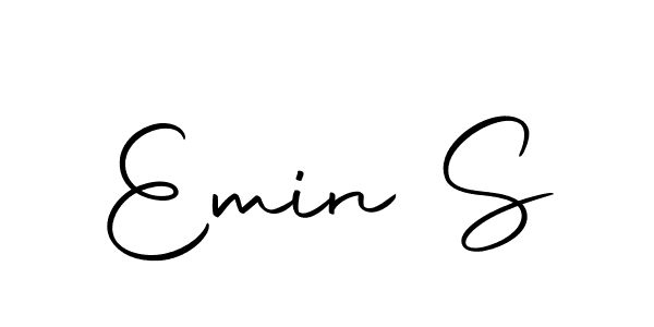 Also we have Emin S name is the best signature style. Create professional handwritten signature collection using Autography-DOLnW autograph style. Emin S signature style 10 images and pictures png