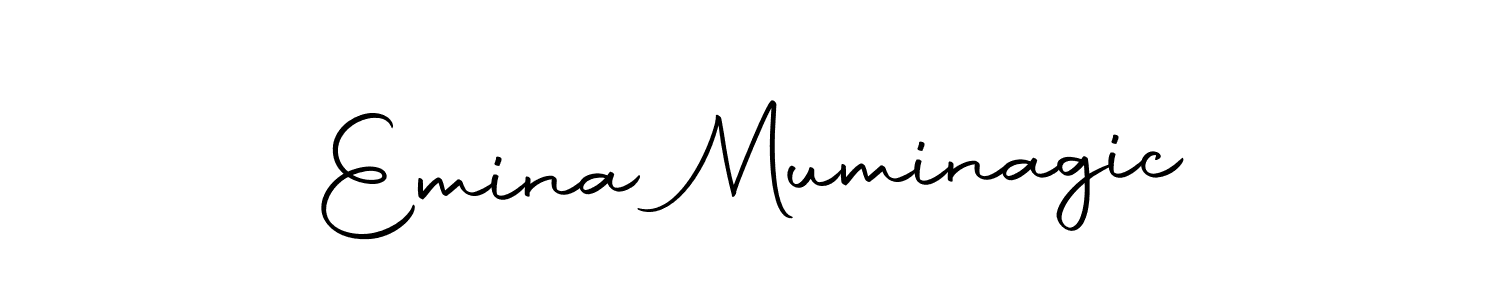 The best way (Autography-DOLnW) to make a short signature is to pick only two or three words in your name. The name Emina Muminagic include a total of six letters. For converting this name. Emina Muminagic signature style 10 images and pictures png