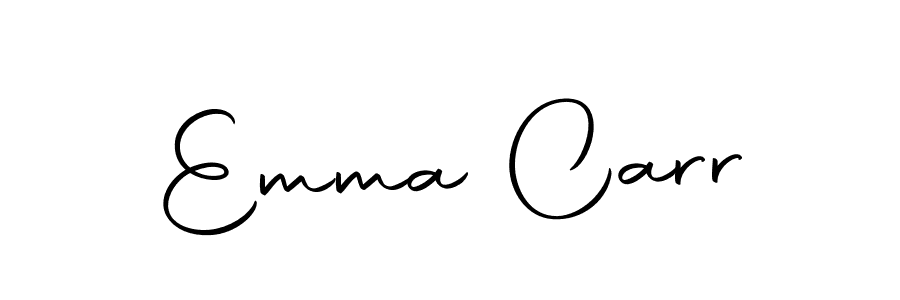 How to make Emma Carr name signature. Use Autography-DOLnW style for creating short signs online. This is the latest handwritten sign. Emma Carr signature style 10 images and pictures png