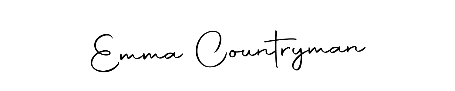 Emma Countryman stylish signature style. Best Handwritten Sign (Autography-DOLnW) for my name. Handwritten Signature Collection Ideas for my name Emma Countryman. Emma Countryman signature style 10 images and pictures png