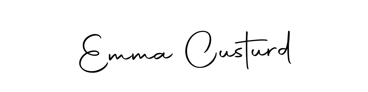 Design your own signature with our free online signature maker. With this signature software, you can create a handwritten (Autography-DOLnW) signature for name Emma Custurd. Emma Custurd signature style 10 images and pictures png