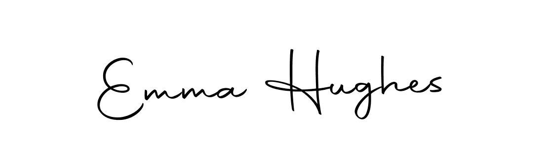 Design your own signature with our free online signature maker. With this signature software, you can create a handwritten (Autography-DOLnW) signature for name Emma Hughes. Emma Hughes signature style 10 images and pictures png
