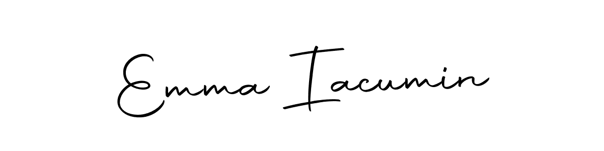Design your own signature with our free online signature maker. With this signature software, you can create a handwritten (Autography-DOLnW) signature for name Emma Iacumin. Emma Iacumin signature style 10 images and pictures png