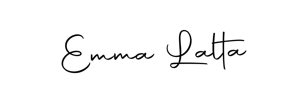 Make a beautiful signature design for name Emma Lalta. With this signature (Autography-DOLnW) style, you can create a handwritten signature for free. Emma Lalta signature style 10 images and pictures png