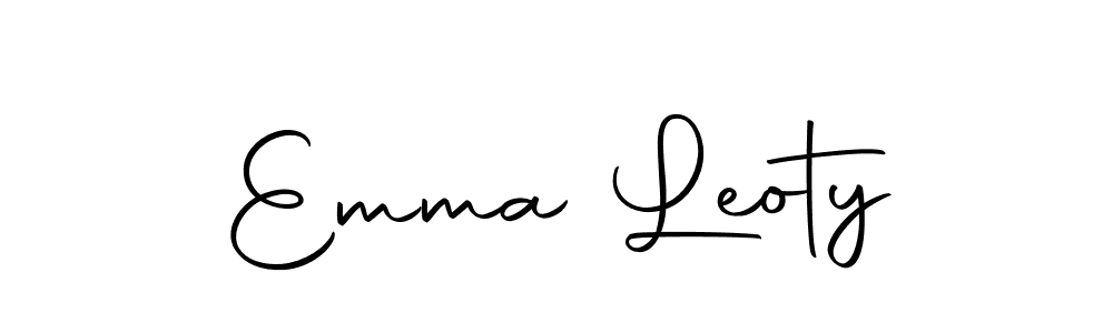 Make a beautiful signature design for name Emma Leoty. With this signature (Autography-DOLnW) style, you can create a handwritten signature for free. Emma Leoty signature style 10 images and pictures png