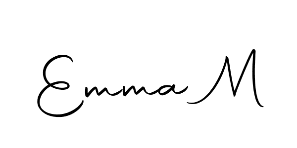 Make a beautiful signature design for name Emma M. Use this online signature maker to create a handwritten signature for free. Emma M signature style 10 images and pictures png