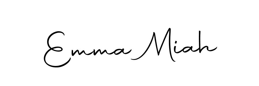 Use a signature maker to create a handwritten signature online. With this signature software, you can design (Autography-DOLnW) your own signature for name Emma Miah. Emma Miah signature style 10 images and pictures png