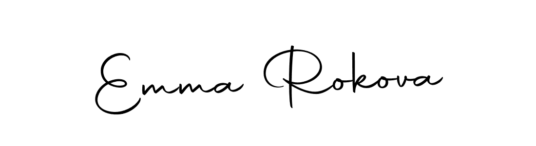 You can use this online signature creator to create a handwritten signature for the name Emma Rokova. This is the best online autograph maker. Emma Rokova signature style 10 images and pictures png