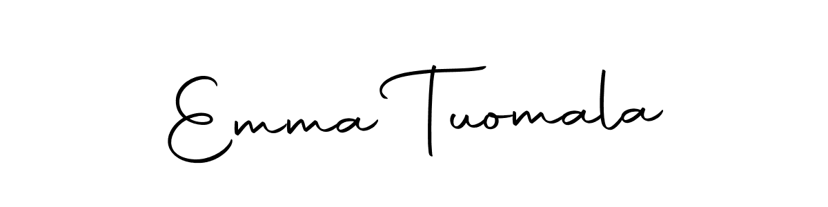 Emma Tuomala stylish signature style. Best Handwritten Sign (Autography-DOLnW) for my name. Handwritten Signature Collection Ideas for my name Emma Tuomala. Emma Tuomala signature style 10 images and pictures png