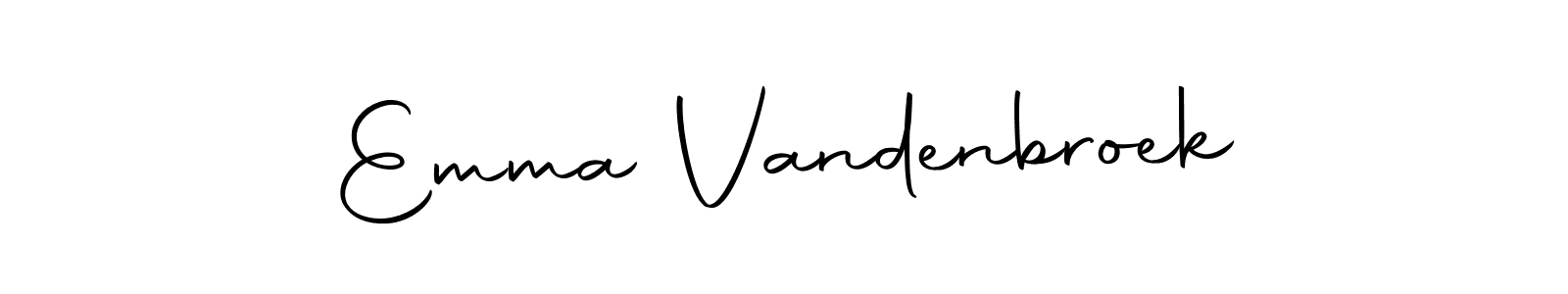 Similarly Autography-DOLnW is the best handwritten signature design. Signature creator online .You can use it as an online autograph creator for name Emma Vandenbroek. Emma Vandenbroek signature style 10 images and pictures png