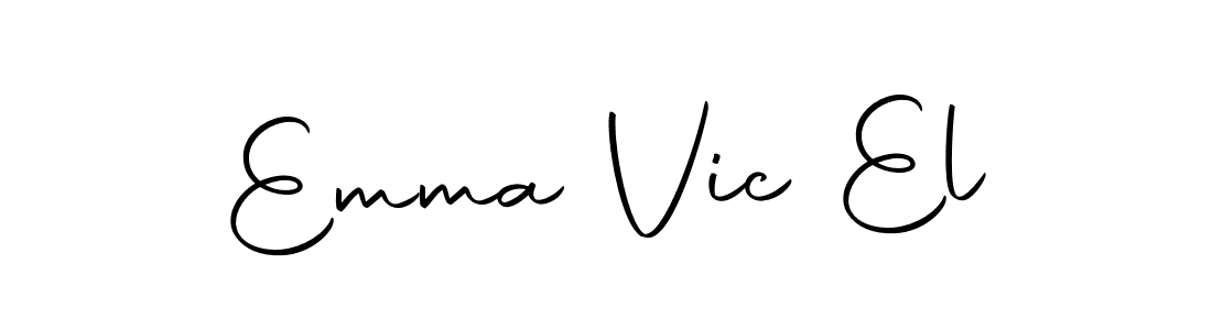 Make a beautiful signature design for name Emma Vic El. With this signature (Autography-DOLnW) style, you can create a handwritten signature for free. Emma Vic El signature style 10 images and pictures png