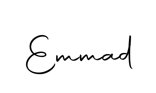 You should practise on your own different ways (Autography-DOLnW) to write your name (Emmad) in signature. don't let someone else do it for you. Emmad signature style 10 images and pictures png