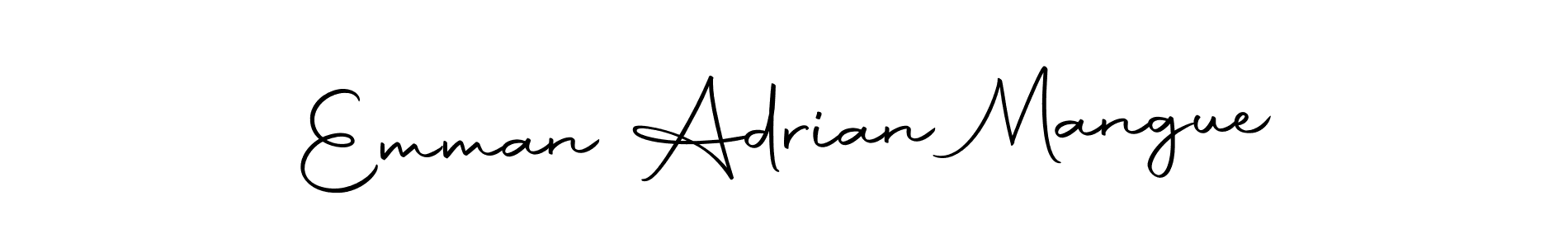 Make a beautiful signature design for name Emman Adrian Mangue. Use this online signature maker to create a handwritten signature for free. Emman Adrian Mangue signature style 10 images and pictures png