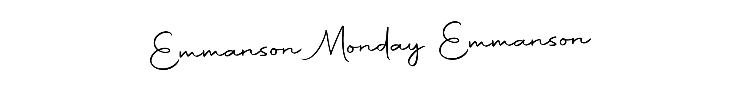 Emmanson Monday Emmanson stylish signature style. Best Handwritten Sign (Autography-DOLnW) for my name. Handwritten Signature Collection Ideas for my name Emmanson Monday Emmanson. Emmanson Monday Emmanson signature style 10 images and pictures png