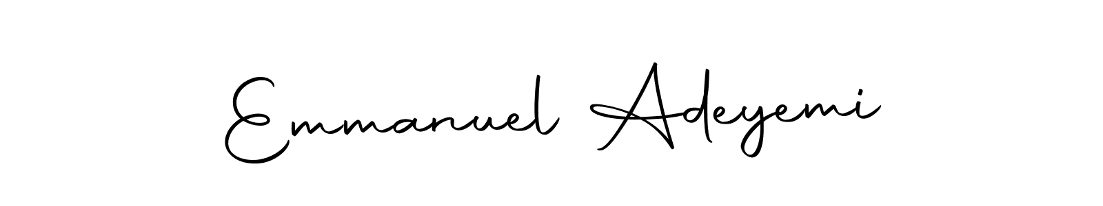 Make a short Emmanuel Adeyemi signature style. Manage your documents anywhere anytime using Autography-DOLnW. Create and add eSignatures, submit forms, share and send files easily. Emmanuel Adeyemi signature style 10 images and pictures png