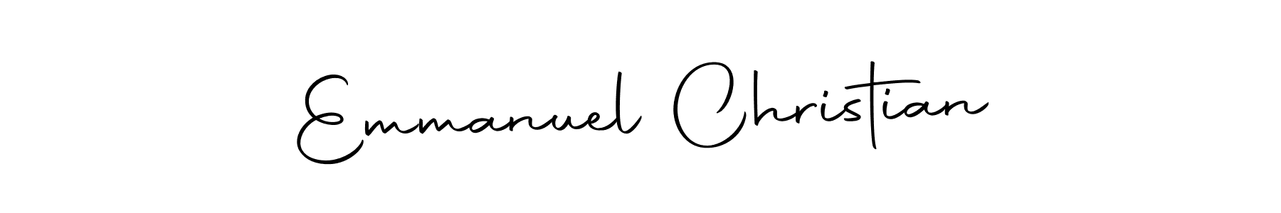 The best way (Autography-DOLnW) to make a short signature is to pick only two or three words in your name. The name Emmanuel Christian include a total of six letters. For converting this name. Emmanuel Christian signature style 10 images and pictures png