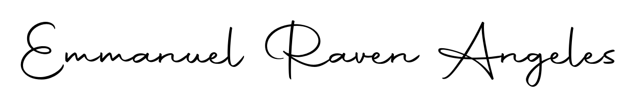 Emmanuel Raven Angeles stylish signature style. Best Handwritten Sign (Autography-DOLnW) for my name. Handwritten Signature Collection Ideas for my name Emmanuel Raven Angeles. Emmanuel Raven Angeles signature style 10 images and pictures png