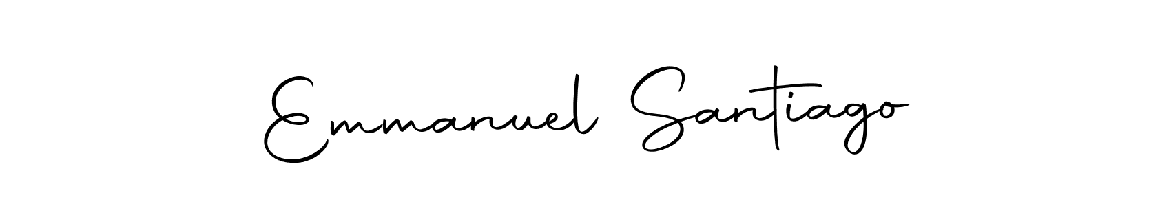 Emmanuel Santiago stylish signature style. Best Handwritten Sign (Autography-DOLnW) for my name. Handwritten Signature Collection Ideas for my name Emmanuel Santiago. Emmanuel Santiago signature style 10 images and pictures png