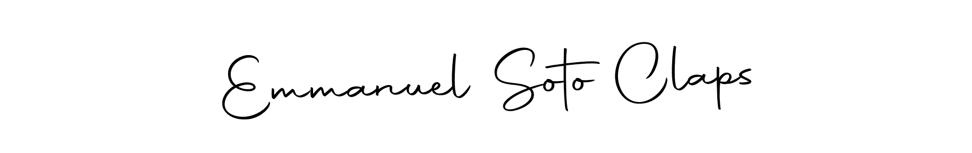 How to Draw Emmanuel Soto Claps signature style? Autography-DOLnW is a latest design signature styles for name Emmanuel Soto Claps. Emmanuel Soto Claps signature style 10 images and pictures png