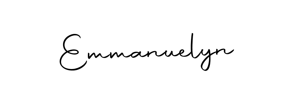 The best way (Autography-DOLnW) to make a short signature is to pick only two or three words in your name. The name Emmanuelyn include a total of six letters. For converting this name. Emmanuelyn signature style 10 images and pictures png