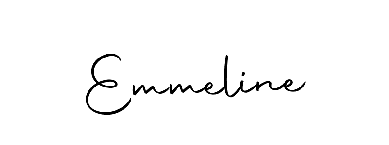 The best way (Autography-DOLnW) to make a short signature is to pick only two or three words in your name. The name Emmeline include a total of six letters. For converting this name. Emmeline signature style 10 images and pictures png