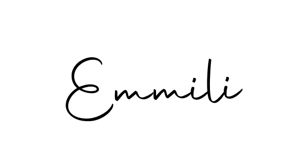 How to make Emmili signature? Autography-DOLnW is a professional autograph style. Create handwritten signature for Emmili name. Emmili signature style 10 images and pictures png