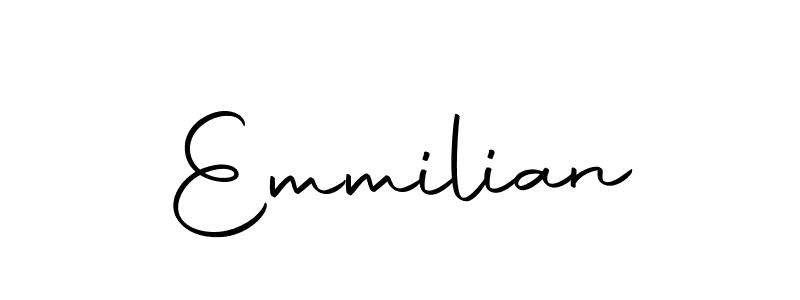 Emmilian stylish signature style. Best Handwritten Sign (Autography-DOLnW) for my name. Handwritten Signature Collection Ideas for my name Emmilian. Emmilian signature style 10 images and pictures png