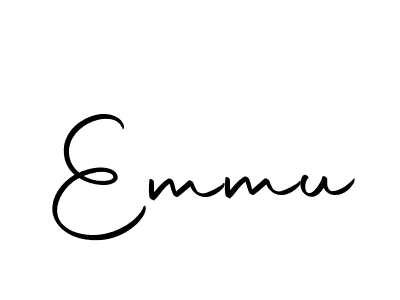 How to make Emmu signature? Autography-DOLnW is a professional autograph style. Create handwritten signature for Emmu name. Emmu signature style 10 images and pictures png