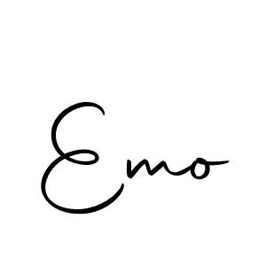 How to make Emo signature? Autography-DOLnW is a professional autograph style. Create handwritten signature for Emo name. Emo signature style 10 images and pictures png