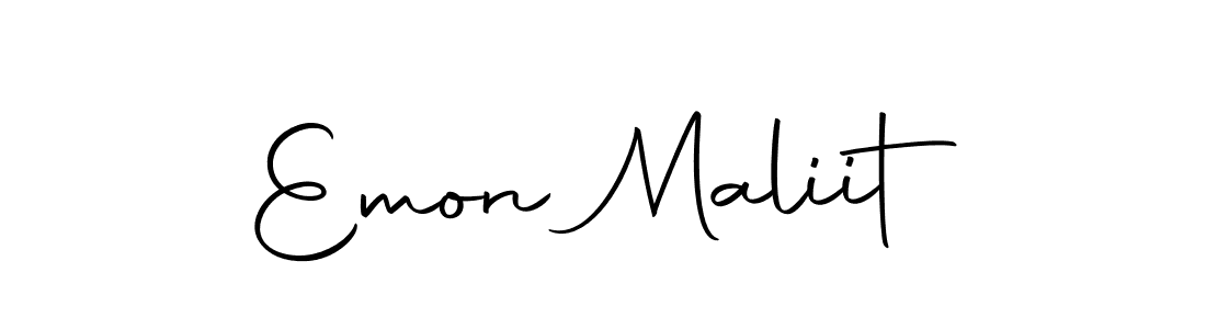 How to make Emon Maliit signature? Autography-DOLnW is a professional autograph style. Create handwritten signature for Emon Maliit name. Emon Maliit signature style 10 images and pictures png