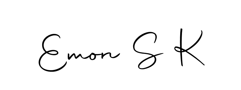 Similarly Autography-DOLnW is the best handwritten signature design. Signature creator online .You can use it as an online autograph creator for name Emon S K. Emon S K signature style 10 images and pictures png