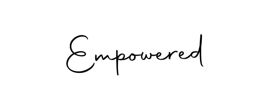 Also You can easily find your signature by using the search form. We will create Empowered name handwritten signature images for you free of cost using Autography-DOLnW sign style. Empowered signature style 10 images and pictures png