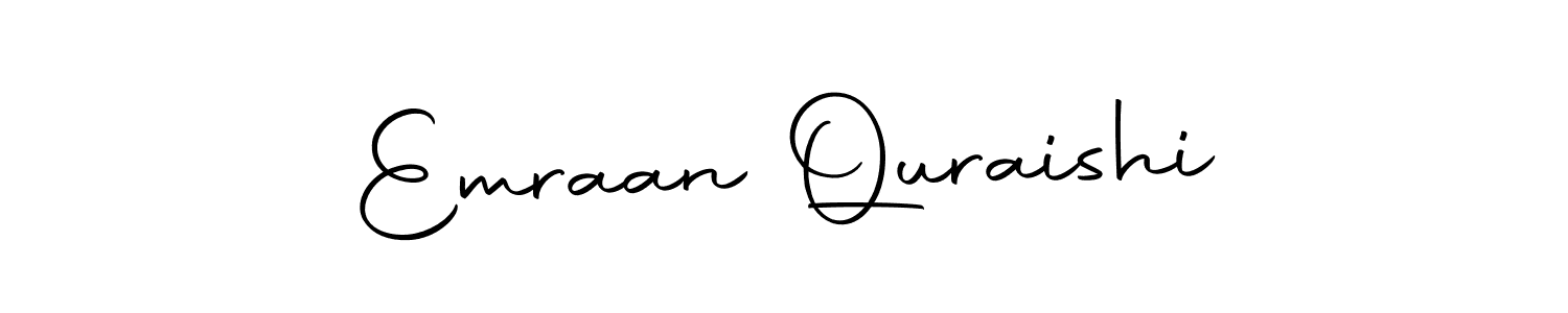Autography-DOLnW is a professional signature style that is perfect for those who want to add a touch of class to their signature. It is also a great choice for those who want to make their signature more unique. Get Emraan Quraishi name to fancy signature for free. Emraan Quraishi signature style 10 images and pictures png