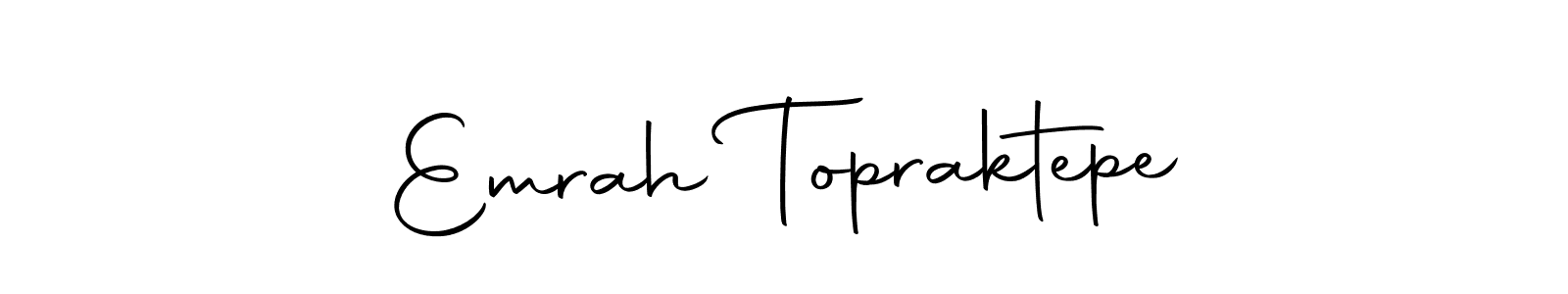 Make a beautiful signature design for name Emrah Topraktepe. With this signature (Autography-DOLnW) style, you can create a handwritten signature for free. Emrah Topraktepe signature style 10 images and pictures png