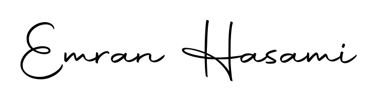 A classic penmanship look for Emran Hasami. The Autography-DOLnW font brings timeless elegance and confidence to every signed document. Emran Hasami signature style 10 images and pictures png