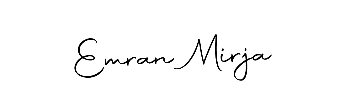 How to make Emran Mirja name signature. Use Autography-DOLnW style for creating short signs online. This is the latest handwritten sign. Emran Mirja signature style 10 images and pictures png