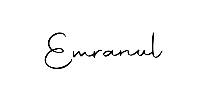 Make a beautiful signature design for name Emranul. With this signature (Autography-DOLnW) style, you can create a handwritten signature for free. Emranul signature style 10 images and pictures png