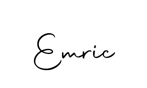 Design your own signature with our free online signature maker. With this signature software, you can create a handwritten (Autography-DOLnW) signature for name Emric. Emric signature style 10 images and pictures png