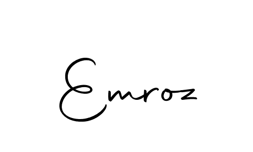 Make a beautiful signature design for name Emroz. Use this online signature maker to create a handwritten signature for free. Emroz signature style 10 images and pictures png