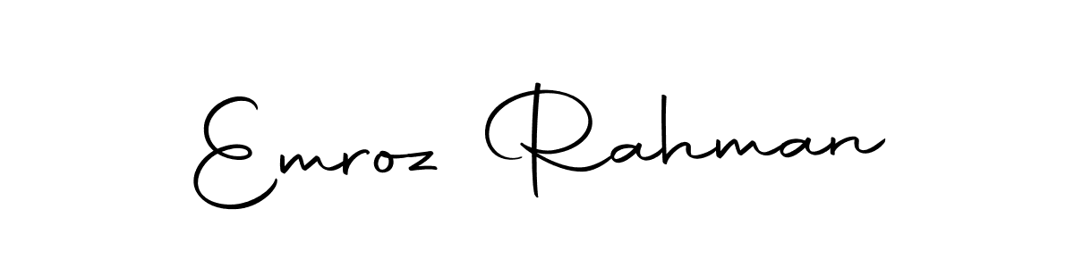 Emroz Rahman stylish signature style. Best Handwritten Sign (Autography-DOLnW) for my name. Handwritten Signature Collection Ideas for my name Emroz Rahman. Emroz Rahman signature style 10 images and pictures png