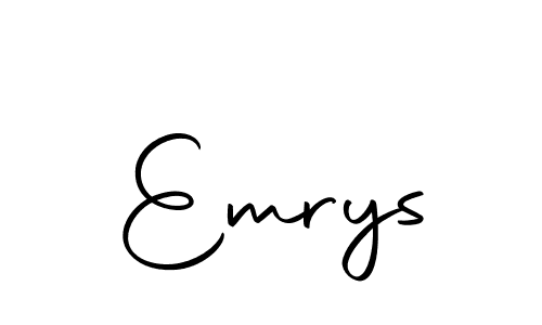 Make a beautiful signature design for name Emrys. Use this online signature maker to create a handwritten signature for free. Emrys signature style 10 images and pictures png