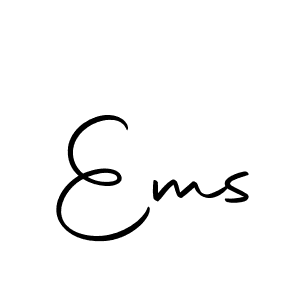 You should practise on your own different ways (Autography-DOLnW) to write your name (Ems) in signature. don't let someone else do it for you. Ems signature style 10 images and pictures png