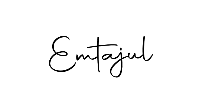 if you are searching for the best signature style for your name Emtajul. so please give up your signature search. here we have designed multiple signature styles  using Autography-DOLnW. Emtajul signature style 10 images and pictures png