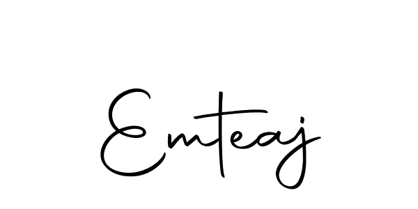 Use a signature maker to create a handwritten signature online. With this signature software, you can design (Autography-DOLnW) your own signature for name Emteaj. Emteaj signature style 10 images and pictures png