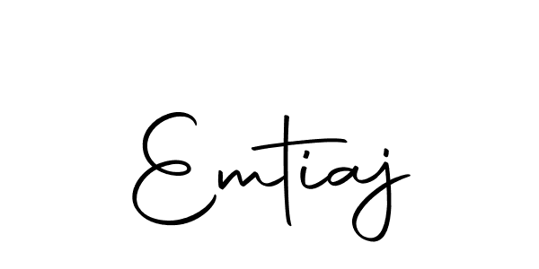 How to make Emtiaj name signature. Use Autography-DOLnW style for creating short signs online. This is the latest handwritten sign. Emtiaj signature style 10 images and pictures png