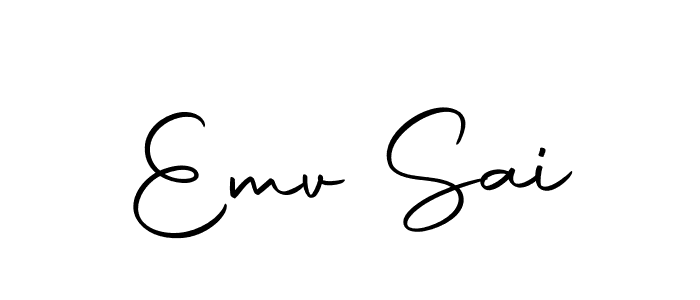 How to make Emv Sai name signature. Use Autography-DOLnW style for creating short signs online. This is the latest handwritten sign. Emv Sai signature style 10 images and pictures png