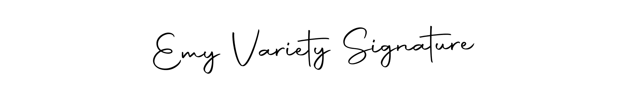 if you are searching for the best signature style for your name Emy Variety Signature. so please give up your signature search. here we have designed multiple signature styles  using Autography-DOLnW. Emy Variety Signature signature style 10 images and pictures png