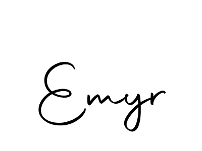 Create a beautiful signature design for name Emyr. With this signature (Autography-DOLnW) fonts, you can make a handwritten signature for free. Emyr signature style 10 images and pictures png