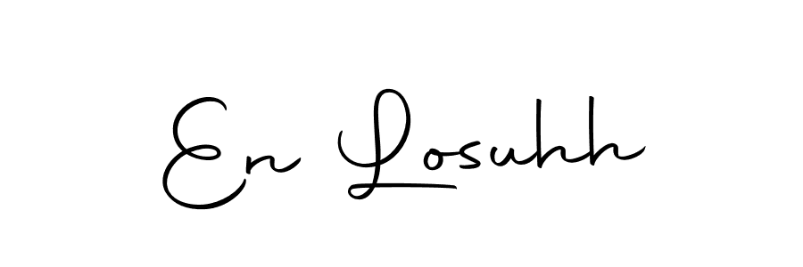 En Losuhh stylish signature style. Best Handwritten Sign (Autography-DOLnW) for my name. Handwritten Signature Collection Ideas for my name En Losuhh. En Losuhh signature style 10 images and pictures png