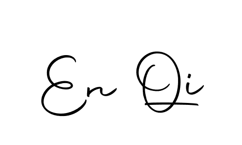 Create a beautiful signature design for name En Qi. With this signature (Autography-DOLnW) fonts, you can make a handwritten signature for free. En Qi signature style 10 images and pictures png